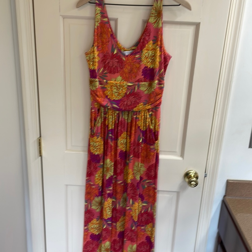 Bright color maxi dress!